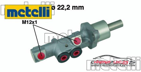 Achat de METELLI 05-0534 Maître-cylindre de frein pas chères