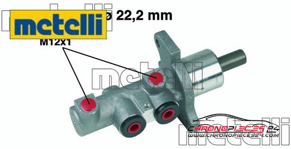 Achat de METELLI 05-0293 Maître-cylindre de frein pas chères