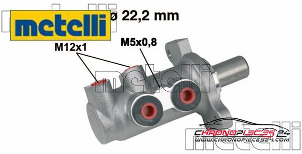 Achat de METELLI 05-0294 Maître-cylindre de frein pas chères