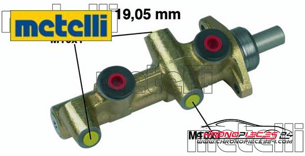 Achat de METELLI 05-0138 Maître-cylindre de frein pas chères