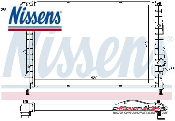 Achat de NISSENS 60058 Radiateur, refroidissement du moteur pas chères