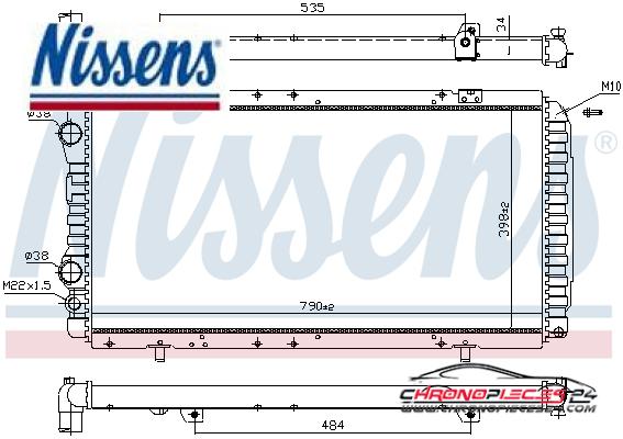 Achat de NISSENS 61390 Radiateur, refroidissement du moteur pas chères