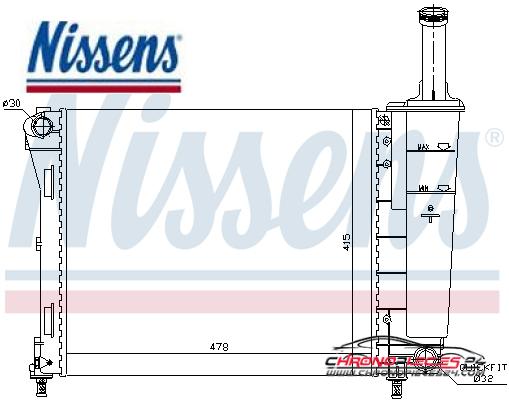 Achat de NISSENS 61936 Radiateur, refroidissement du moteur pas chères