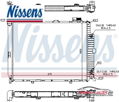 Achat de NISSENS 62689A Radiateur, refroidissement du moteur pas chères