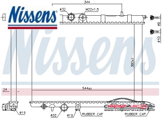 Achat de NISSENS 63502 Radiateur, refroidissement du moteur pas chères