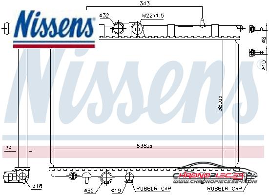 Achat de NISSENS 63502A Radiateur, refroidissement du moteur pas chères