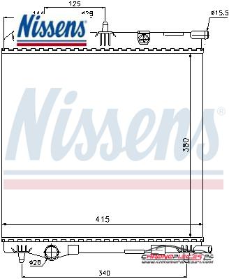 Achat de NISSENS 636002 Radiateur, refroidissement du moteur pas chères