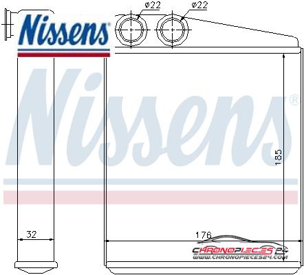 Achat de NISSENS 70228 Système de chauffage pas chères