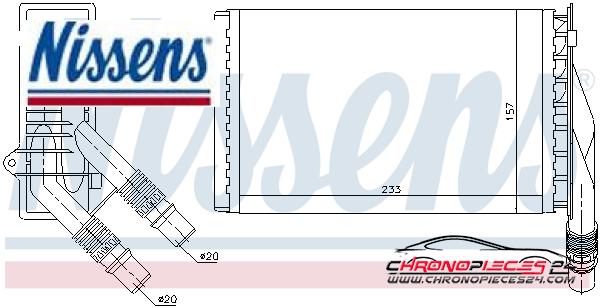 Achat de NISSENS 72985 Système de chauffage pas chères