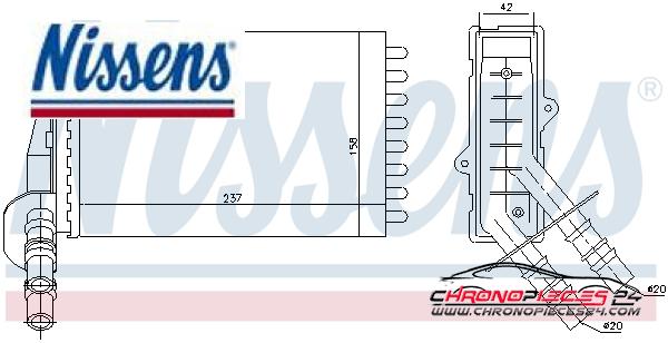 Achat de NISSENS 73374 Système de chauffage pas chères