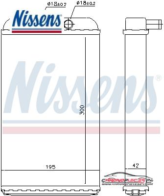 Achat de NISSENS 73986 Système de chauffage pas chères