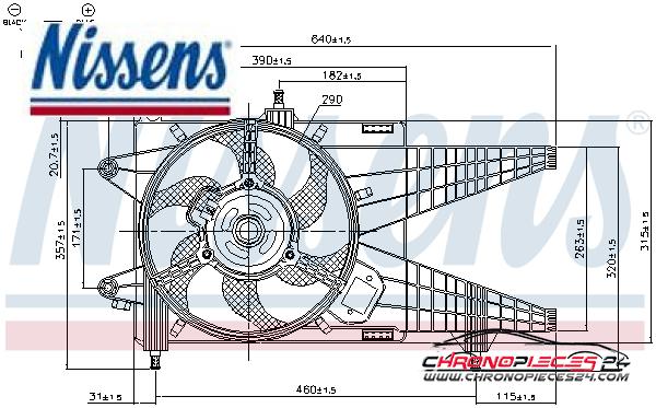 Achat de NISSENS 85137 Ventilateur, refroidissement du moteur pas chères