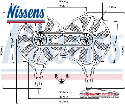 Achat de NISSENS 85149 Ventilateur, refroidissement du moteur pas chères