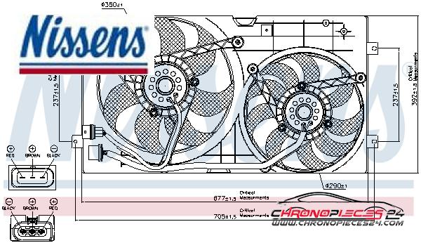 Achat de NISSENS 85250 Ventilateur, refroidissement du moteur pas chères