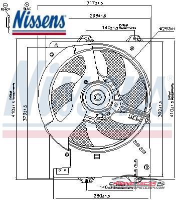 Achat de NISSENS 85267 Ventilateur, refroidissement du moteur pas chères