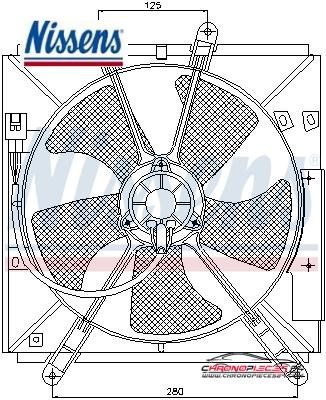 Achat de NISSENS 85330 Ventilateur, refroidissement du moteur pas chères