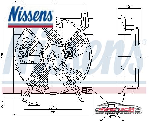 Achat de NISSENS 85353 Ventilateur, refroidissement du moteur pas chères