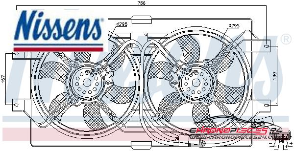 Achat de NISSENS 85386 Ventilateur, refroidissement du moteur pas chères