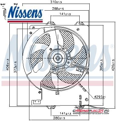 Achat de NISSENS 85444 Ventilateur, refroidissement du moteur pas chères