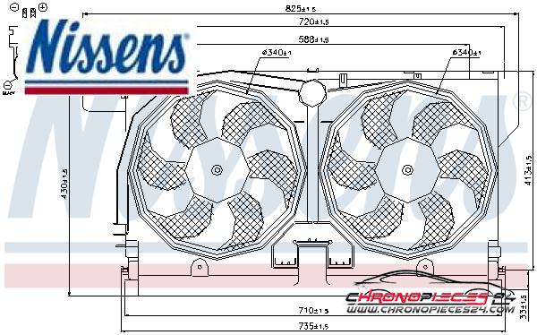 Achat de NISSENS 85513 Ventilateur, refroidissement du moteur pas chères