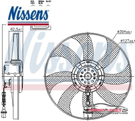 Achat de NISSENS 85549 Ventilateur, refroidissement du moteur pas chères