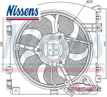 Achat de NISSENS 85598 Ventilateur, refroidissement du moteur pas chères