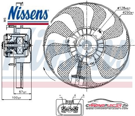 Achat de NISSENS 85684 Ventilateur, refroidissement du moteur pas chères