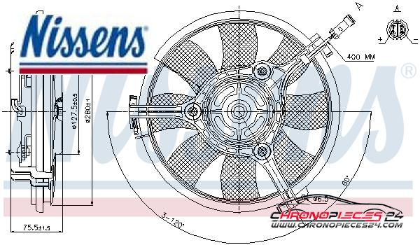 Achat de NISSENS 85691 Ventilateur, refroidissement du moteur pas chères