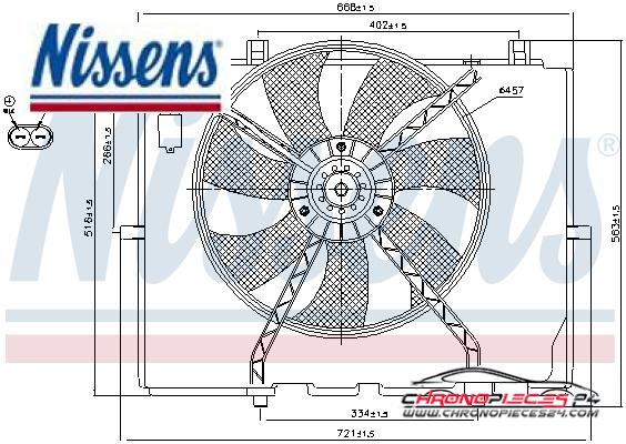 Achat de NISSENS 85654 Ventilateur, refroidissement du moteur pas chères