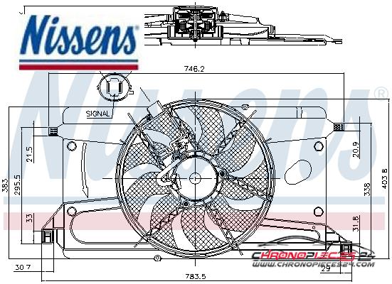 Achat de NISSENS 85697 Ventilateur, refroidissement du moteur pas chères