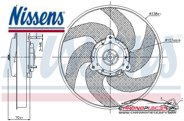 Achat de NISSENS 85667 Ventilateur, refroidissement du moteur pas chères