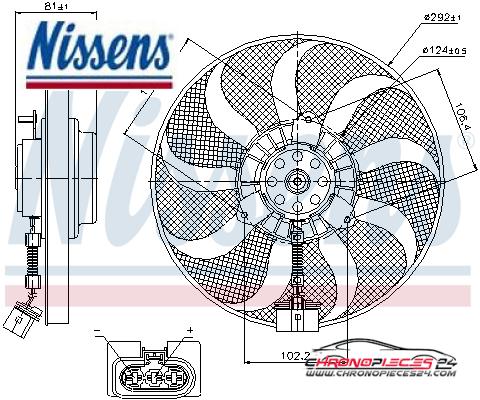 Achat de NISSENS 85715 Ventilateur, refroidissement du moteur pas chères