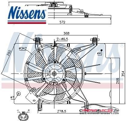 Achat de NISSENS 85768 Ventilateur, refroidissement du moteur pas chères