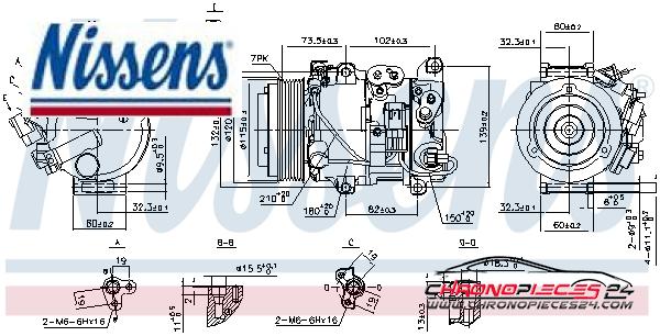 Achat de NISSENS 890158 Compresseur, climatisation pas chères