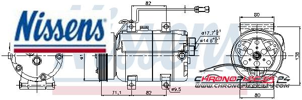 Achat de NISSENS 89029 Compresseur, climatisation pas chères