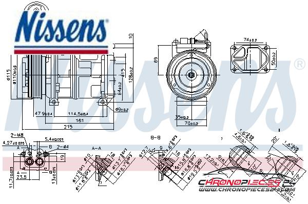 Achat de NISSENS 89093 Compresseur, climatisation pas chères