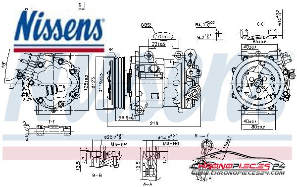 Achat de NISSENS 89362 Compresseur, climatisation pas chères