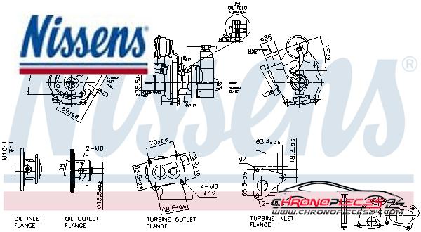 Achat de NISSENS 93087 TURBO NEUF pas chères