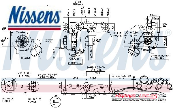 Achat de NISSENS 93135 Turbocompresseur, suralimentation pas chères