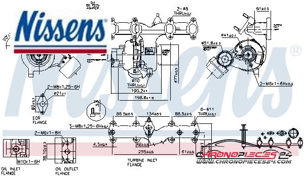 Achat de NISSENS 93172 Turbocompresseur, suralimentation pas chères