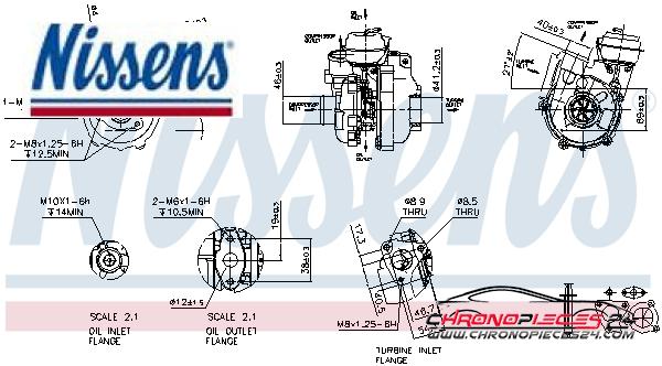 Achat de NISSENS 93223 Turbocompresseur, suralimentation pas chères