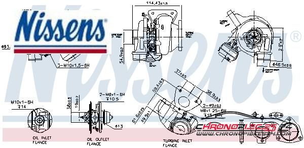 Achat de NISSENS 93159 Turbocompresseur, suralimentation pas chères