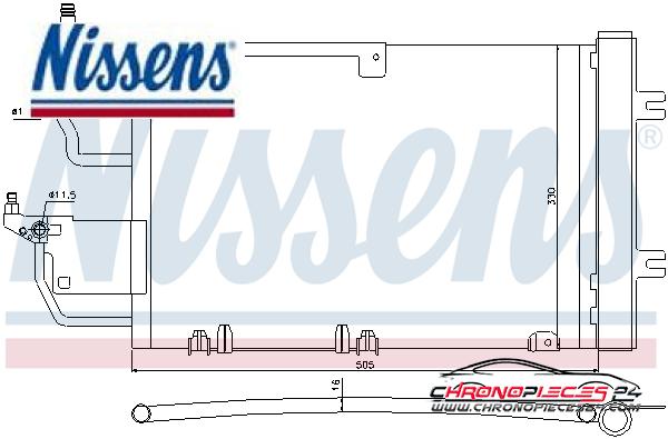 Achat de NISSENS 940052 Condenseur, climatisation pas chères