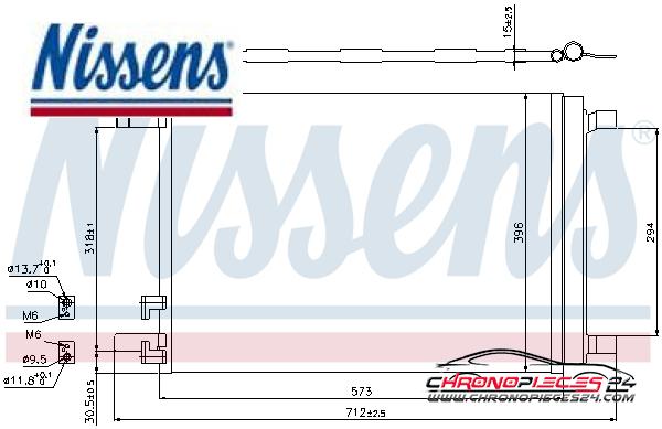 Achat de NISSENS 940319 Condenseur, climatisation pas chères