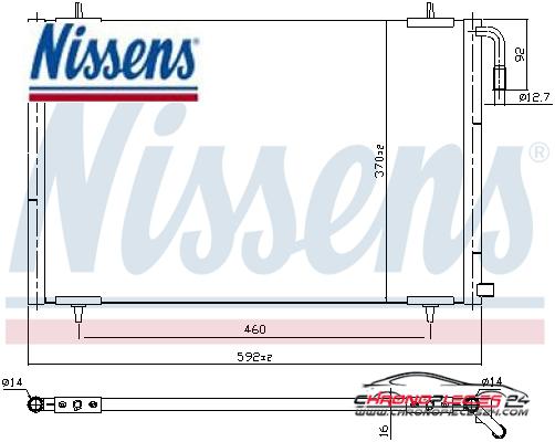 Achat de NISSENS 94392 Condenseur, climatisation pas chères