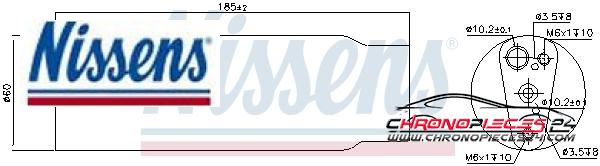 Achat de NISSENS 95170 Filtre déshydratant, climatisation pas chères