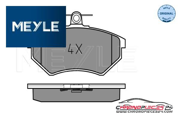 Achat de MEYLE 025 201 6819 Kit de plaquettes de frein, frein à disque pas chères