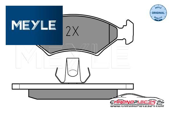 Achat de MEYLE 025 207 5318 Kit de plaquettes de frein, frein à disque pas chères