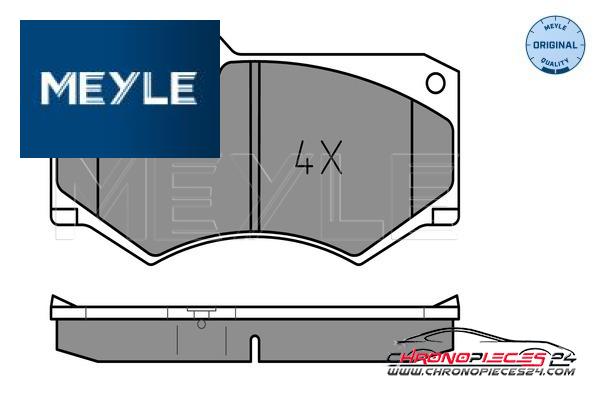 Achat de MEYLE 025 207 8418 Kit de plaquettes de frein, frein à disque pas chères