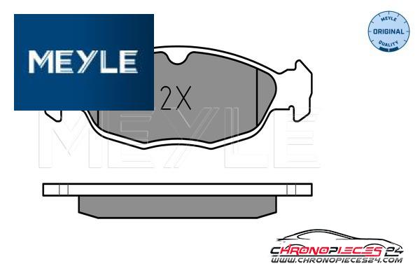 Achat de MEYLE 025 205 4716 Kit de plaquettes de frein, frein à disque pas chères